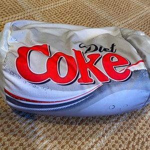 Diet Coke bean bag pillow